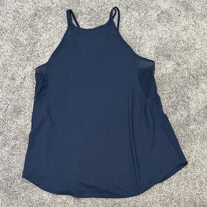 Lululemon Navy Mesh Flowy Tank Top - Size 4